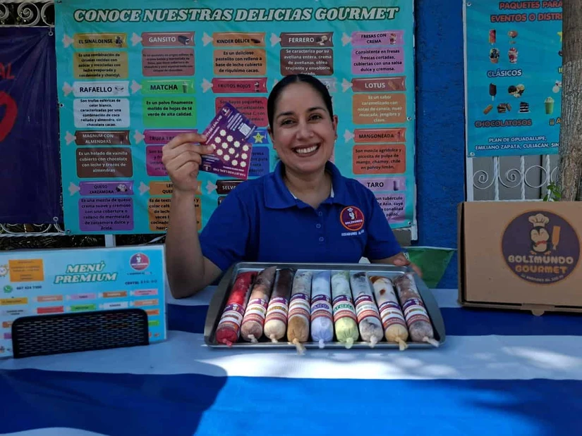 Quienes deseen realizar pedidos para eventos o simplemente disfrutar de alguno de sus deliciosos bolis gourmet pueden comunicarse vía WhatsApp al 667 424 7300. Foto: Juan Madrigal