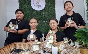 Con Grano Noble, cuatro niños de Culiacán destacan en Juguemos a Emprender 2026
