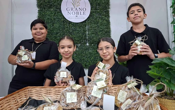 Con Grano Noble, cuatro ni&ntilde;os de Culiac&aacute;n destacan en Juguemos a Emprender 2026