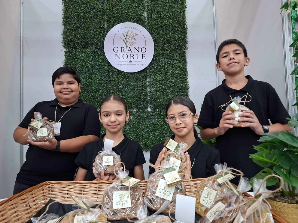 Con Grano Noble, cuatro ni&ntilde;os de Culiac&aacute;n destacan en Juguemos a Emprender 2026