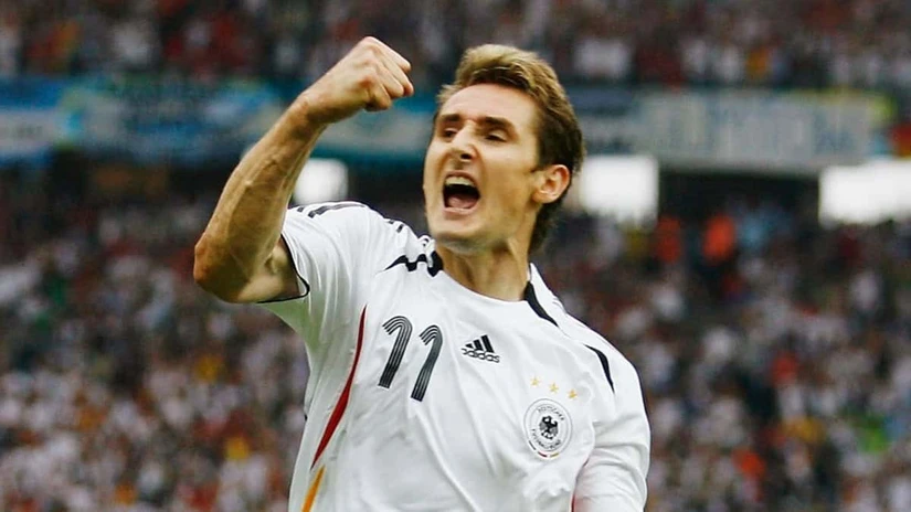 Miroslav Klose acumula 16 goles en torneos mundialistas.