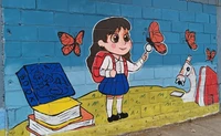 Murales y valores transforman la Primaria Aquiles Serd&aacute;n al sur de Culiac&aacute;n