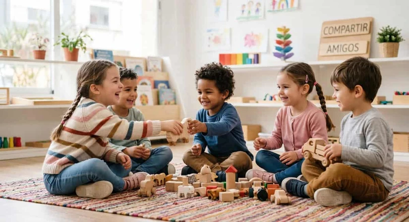 El kínder funciona como el primer laboratorio social donde el niño pone a prueba sus emociones.