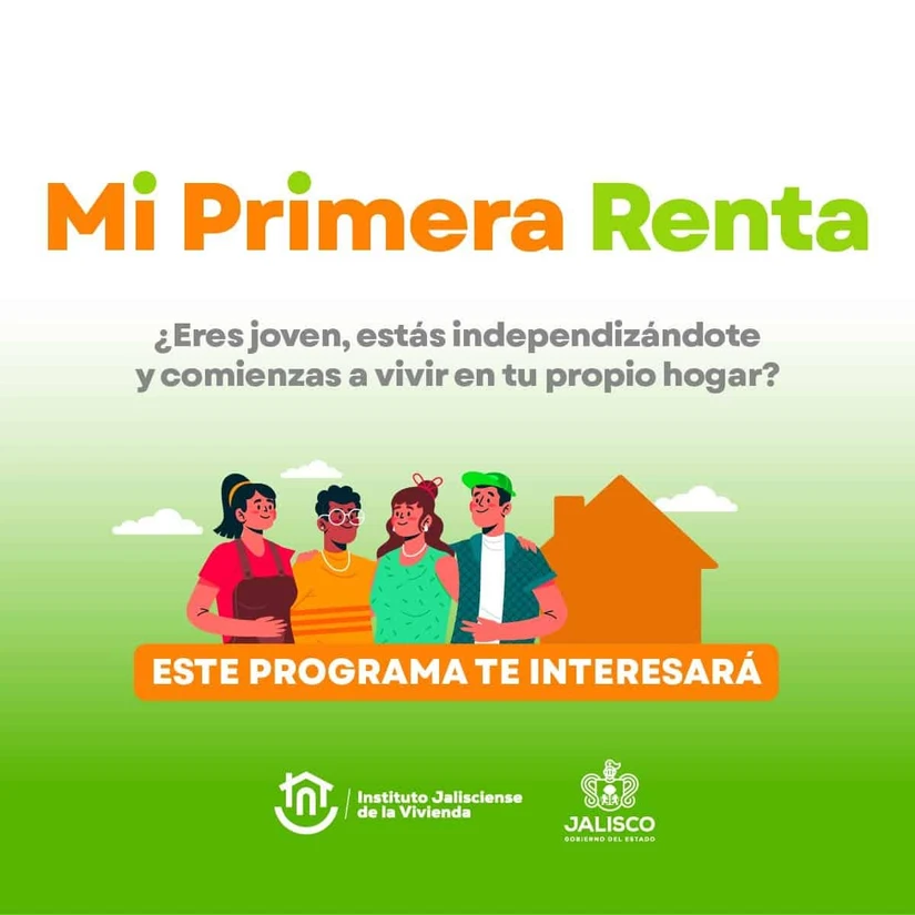 Apoyo de  Mi Primera Renta para jóvenes en Jalisco.Foto: Cortesía