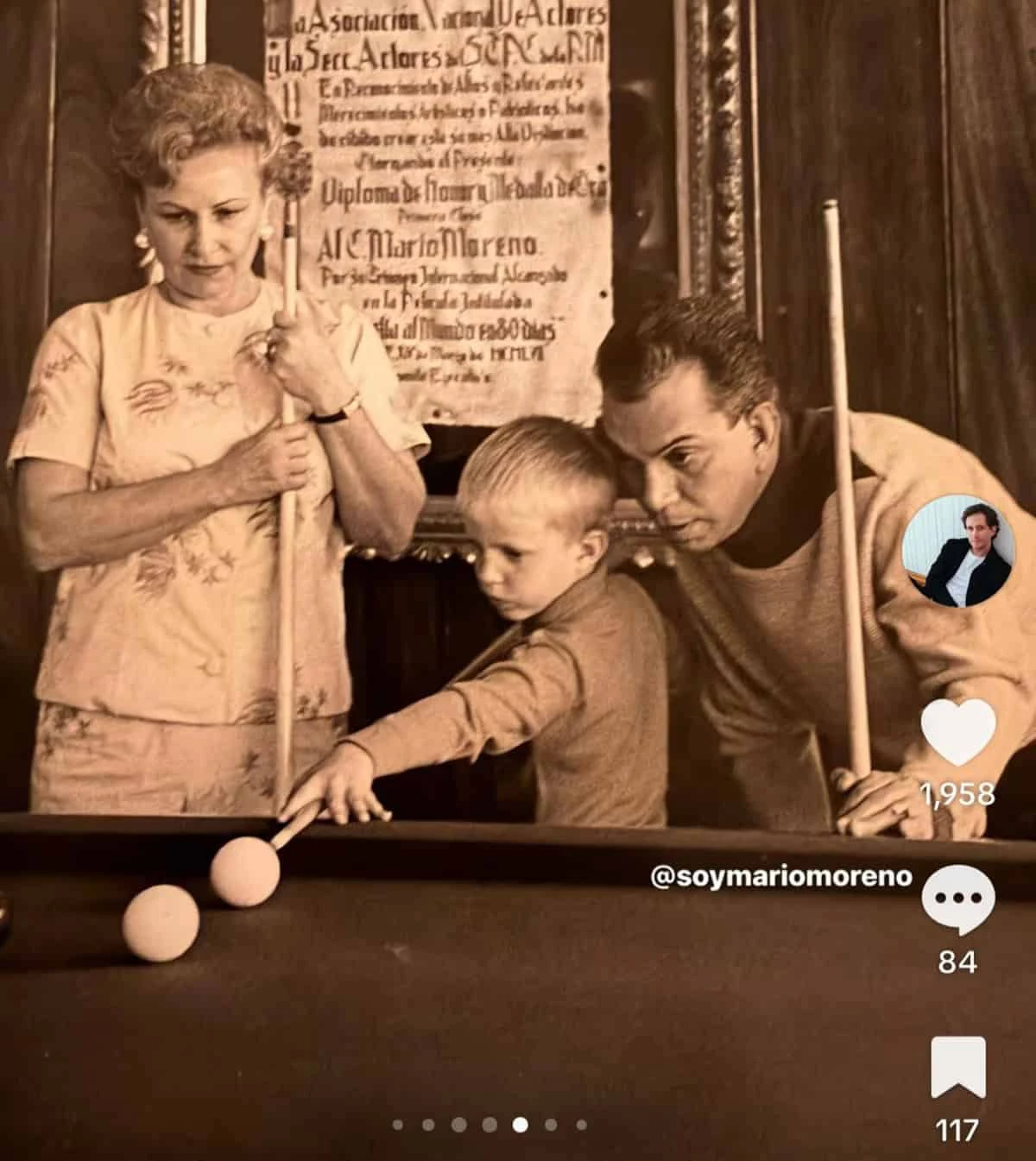El nieto de Cantinflas revela fotos inéditas del actor dentro de su casa y su rancho en 1965
