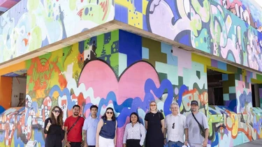 Palabras que nos unen: el mural que despert&oacute; un edificio olvidado en el coraz&oacute;n de Culiac&aacute;n