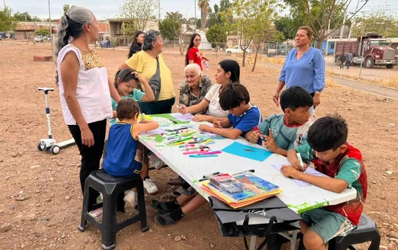 Eco de paz y juego: el mural que fortaleci&oacute; la convivencia en el Parque Felipe &Aacute;ngeles de Culiac&aacute;n