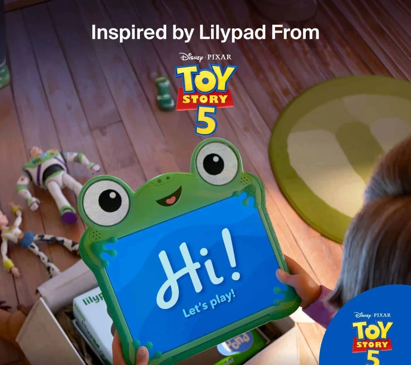 La funda de iPad de Lilypad de Toy Story 5. Foto: Cortesía