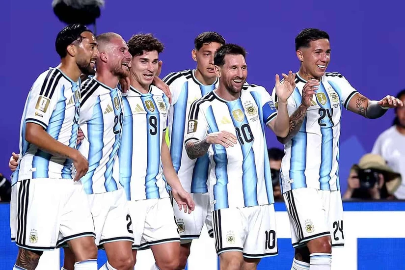 Argentina ya tiene su boleto a la siguiente fase asegurado, con el liderado del grupo J. Foto: Cortesía
