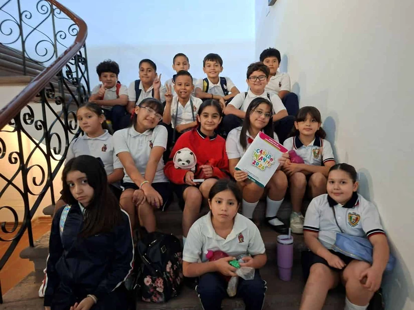 Luna Marián Inzunza Quintero, alumna de la Escuela Primaria Juan Escutia, compartió junto a sus compañeros la experiencia de representar a su escuela en el Cabildo Infantil 2026. Foto: Juan Madrigal