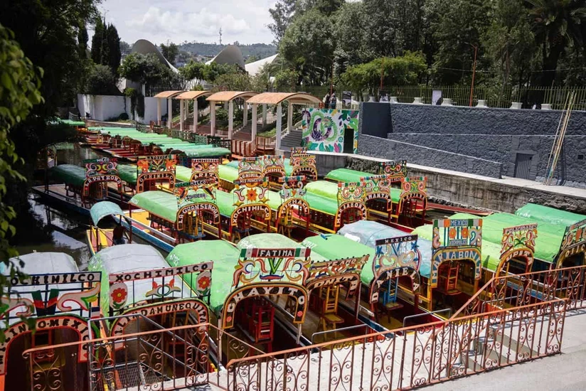 Remodelaciones de embarcaderos de Xochimilco. Foto: Cortesía