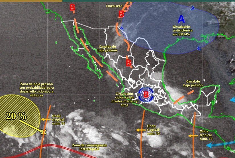 Continúan las altas temperaturas en parte del país. Imagen: Conagua