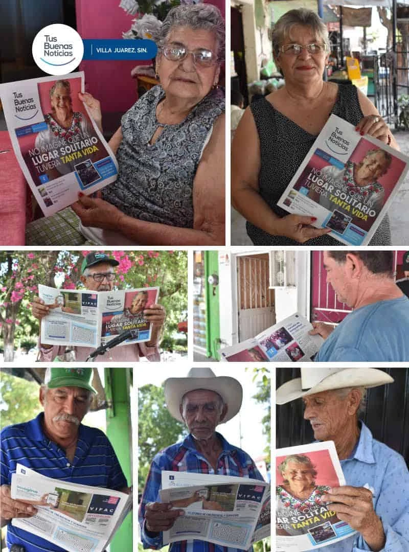 Con la historia de una de las fundadoras de Villa Juárez inició en 2018 la primera edición impresa de Tus Buenas Noticias, con muy buena reacción de sus lectores