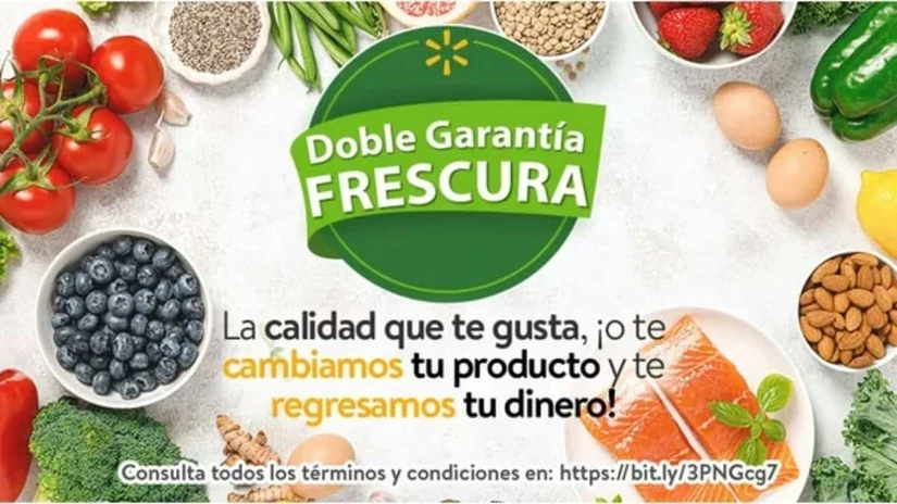 Tus compras en el Martes de Frescura cuentan con la Doble Garantía de Frescura. Imagen: Walmart