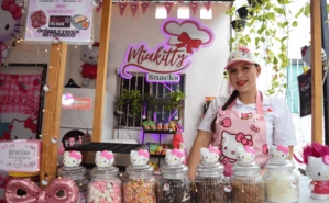 VIDEO. Convirtió su amor por Hello Kitty en un negocio en Culiacán