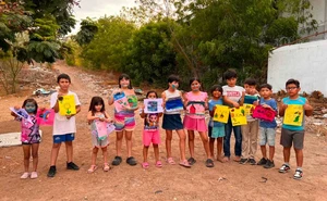 Crean en el Parque Villa Bonita Urales en Culiacán un mural inspirado en la identidad de su comunidad