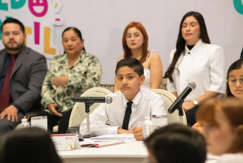 Durante la presentación Alessandro dio un conmovedor discurso para todos los presentes.