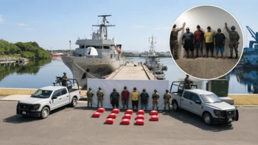 Lo que encontraron dentro de dos embarcaciones en el Pacífico terminó en un duro golpe millonario al crimen organizado