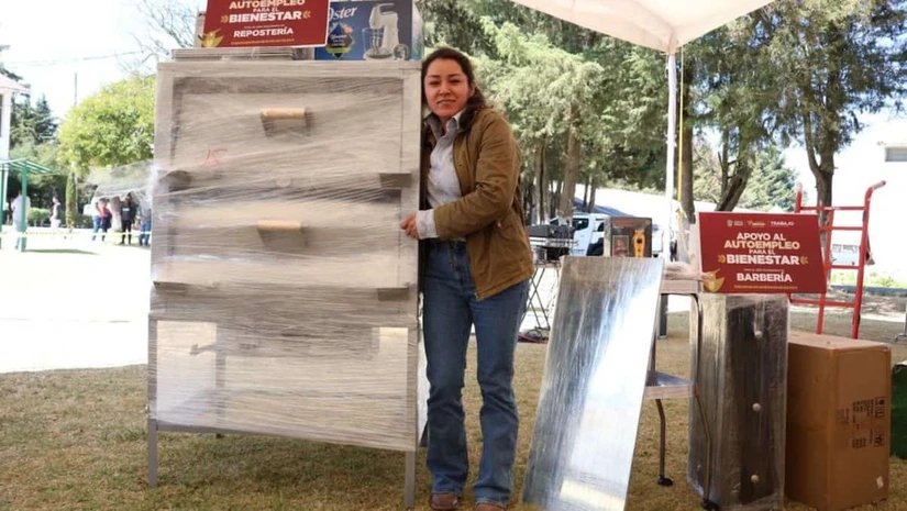 En qué consiste el apoyo del Autoempleo para el Bienestar del Edomex. Foto. Cortesía