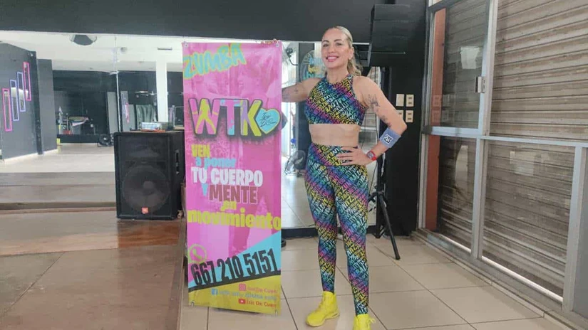 Isis se ha convertido en un referente del fitness y de la Zumba en Culiacán.