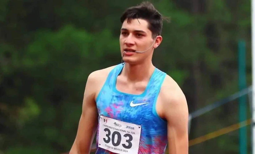 Jair Portillo se llevó el oro en el debut de México en el Campeonato Panamericano de Atletismo 2026. Foto: Cortesía