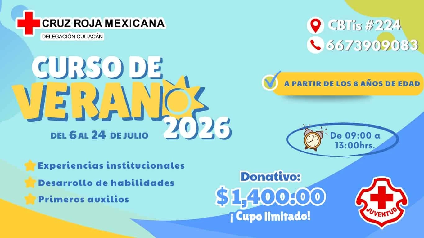 Cruz Roja Juventud Culiacán invita a la Aventura Humanitaria 2026