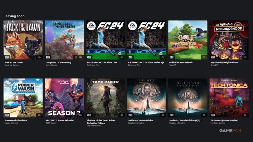 Estos son los juegos que se van. Foto: GameRant