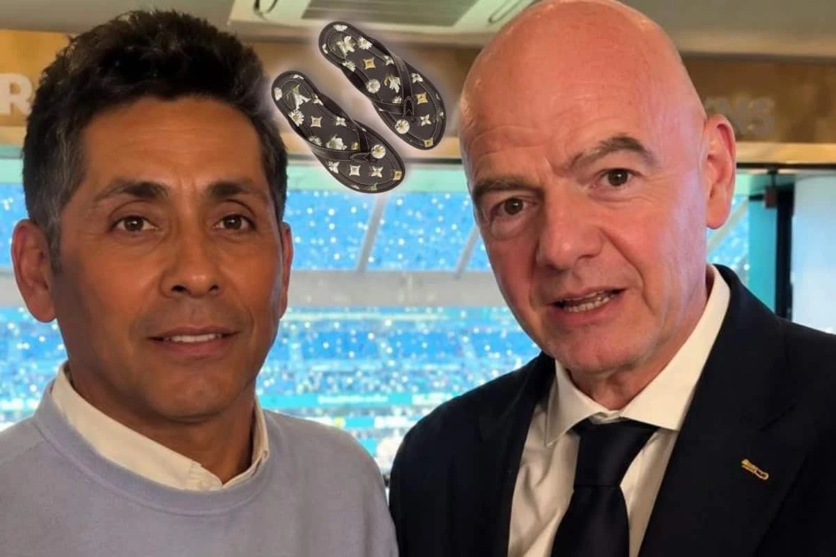 El precio de las sandalias Louis Vuitton de Jorge Campos te sorprenderá.