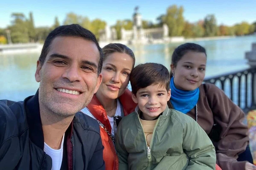 La familia de Rafa Márquez y Jaydy Michel, quienes están casados desde 2011. Foto: Cortesía