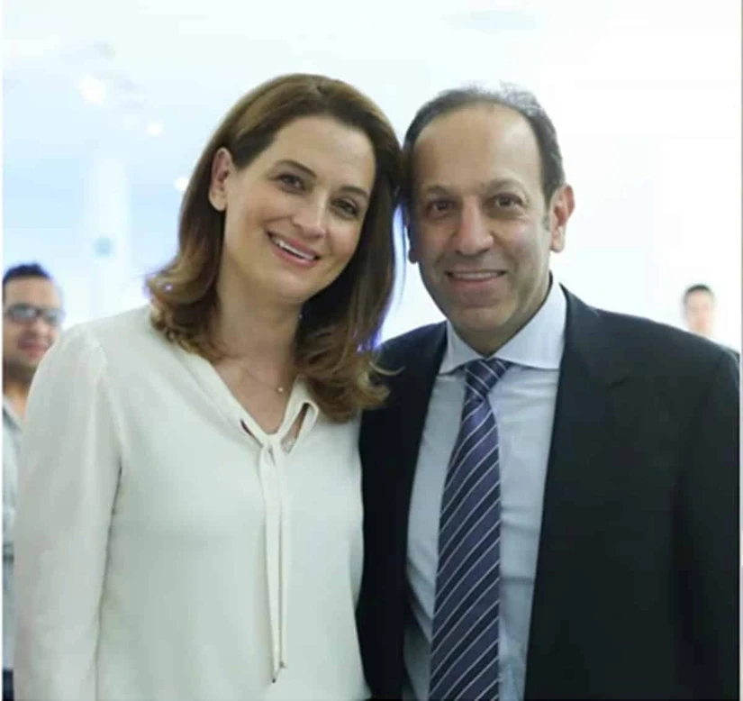 Ximena Serrano y Marco Antonio Slim.