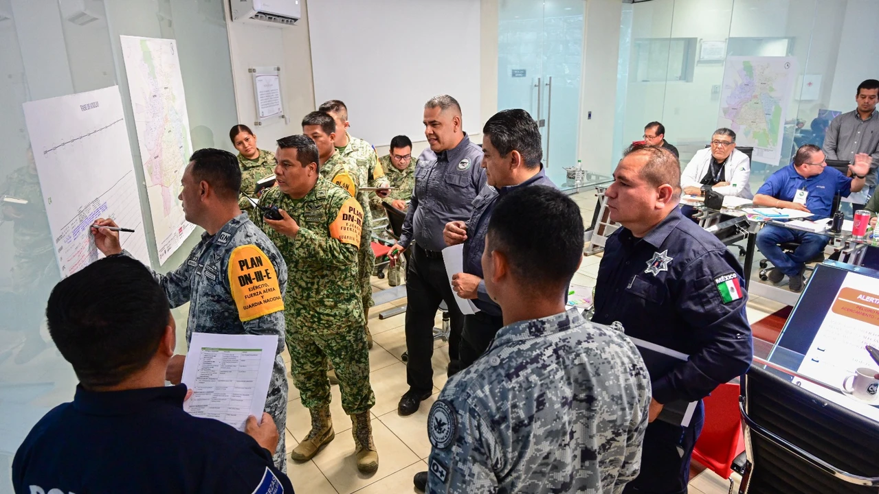 Culiacán realiza simulacro por huracán categoría 5 para fortalecer la respuesta ante emergencias.