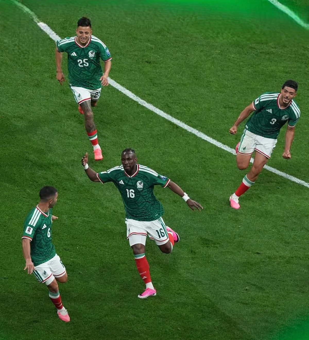La posible alineación de la Selección de México ante Inglaterra. Foto: Cortesía
