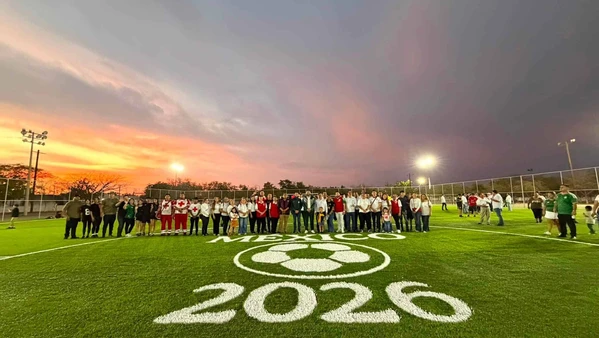 Elota fortalece su infraestructura deportiva con nueva cancha