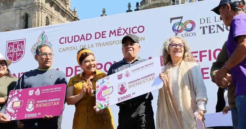 Calendario de pagos de julio de la Pensión de Hombre Bienestar de la CDMX. Foto: Cortesía
