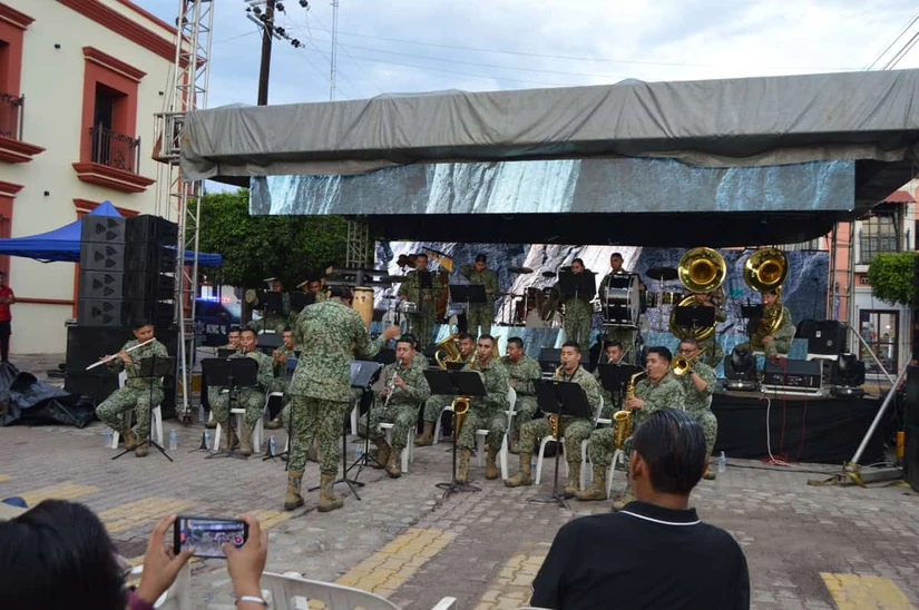 La banda de música de la treceava zona militar tiene una gran trayectoria pues se han presentado en varios estados del país
