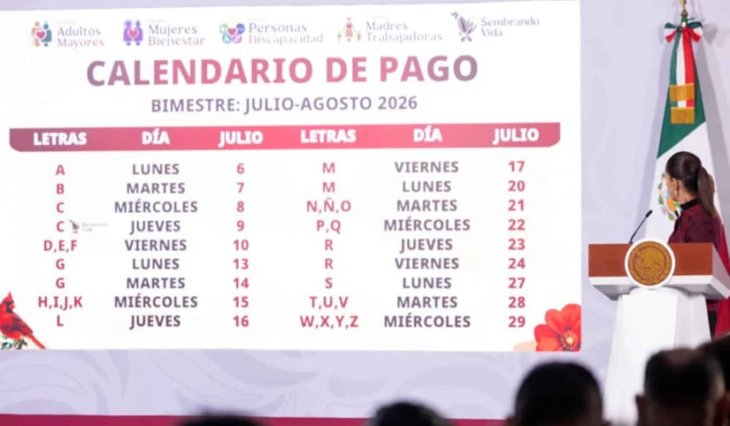 Inician los pagos de las Pensiones el Bienestar. Foto: Cortesía