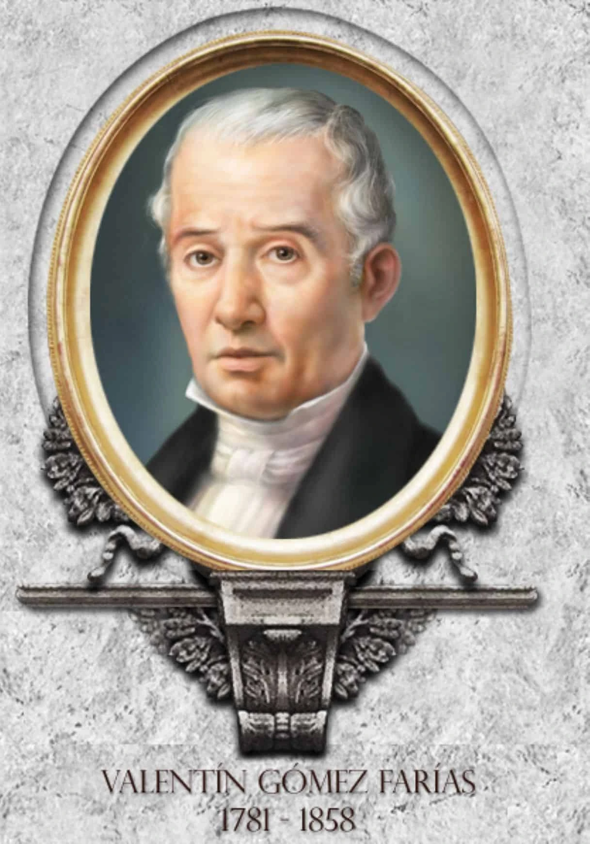 Valentín Gómez Farías, es reconocido como el Padre de la Reforma. Foto: Cortesía