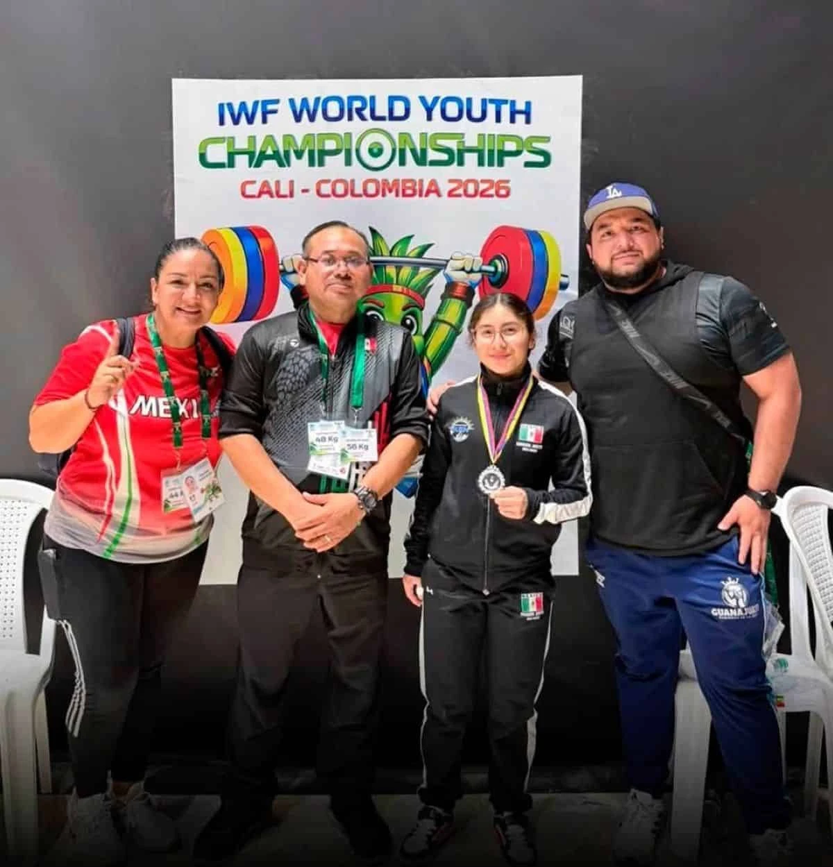 México logra 3 medallas en el Campeonato Mundial de Levantamiento de Pesas. Foto: Cortesía