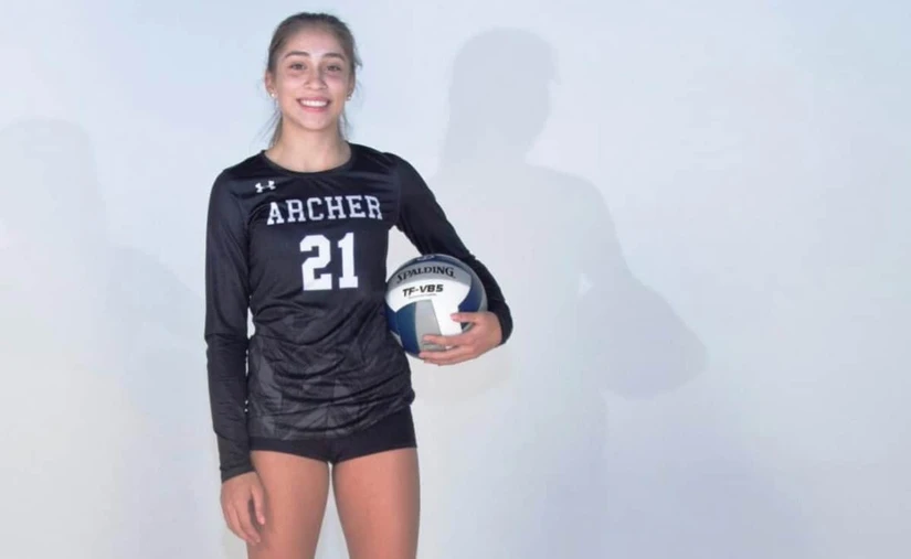 La gran pasión de Andrea Campos está en el voleibol.