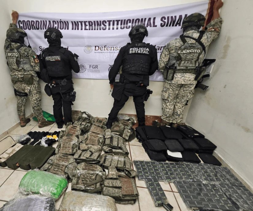 Decomiso de armas en Culiacán