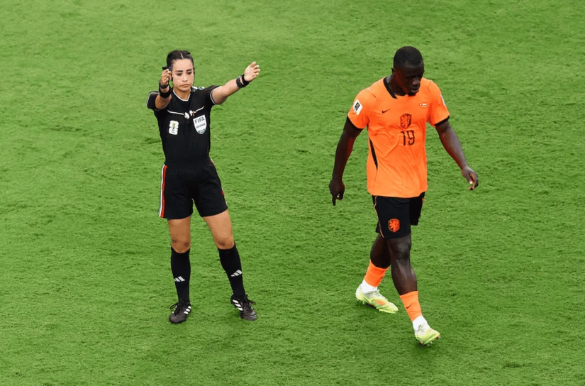 Itzel García fue parte del equipo arbitral en siete juegos. Foto: Cortesía