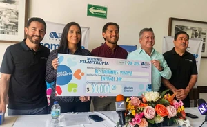 INPANIC recibe donativo de Grupo Panamá para apoyar con útiles escolares a más de 110 niñas y niños en Culiacán