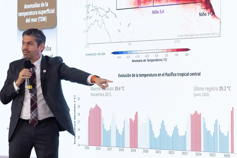 Fabian Vázquez, Director Servicio Meteorológico.