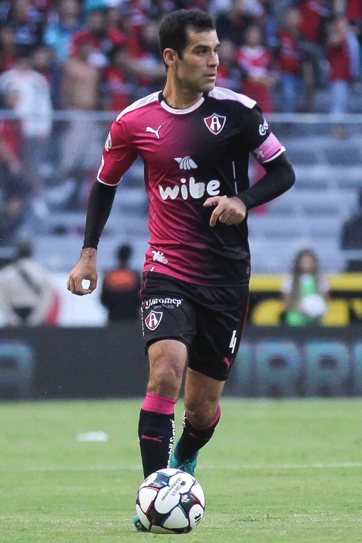 Rafa Márquez cuando jugaba con Atlas. Foto: X