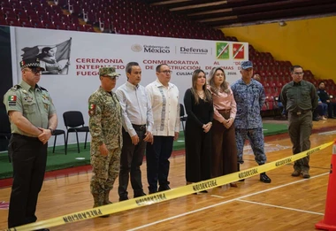 Culiacán celebra el Día Internacional de la Destrucción de Armas de Fuego con 372 armas