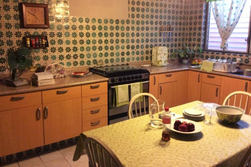 Así lucía la cocina de la vivienda diseñada por el ingeniero Carlos Murillo Depraect. | Imagen cortesía de Gabriela Tamayo