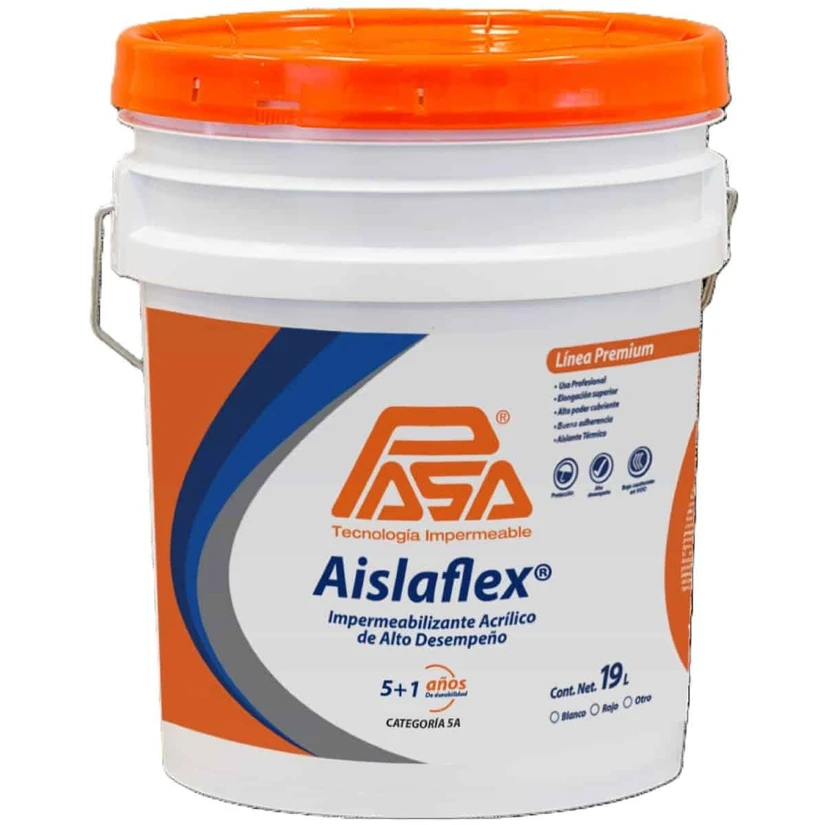 Pasa Aislaflex blanco, uno de los impermeabilizantes mejores evaluados por Profeco. Foto: Cortesía