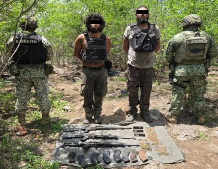 Así fueron los operativos que dejaron 12 detenidos y el aseguramiento de un arsenal en tres municipios de Sinaloa