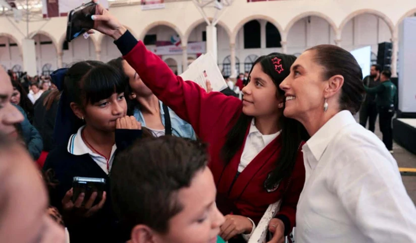 Beca Gertrudis Bocanegra llega a Zacatecas. Foto: Cortesía