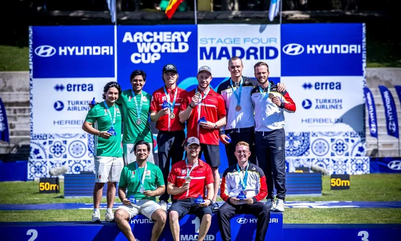 Gana México dos platas en la Copa del Mundo de Tiro con Arco. Foto: Cortesía